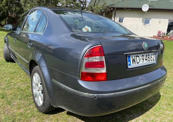 Skoda Superb cena 19500 przebieg: 183286, rok produkcji 2008 z Warszawa małe 106